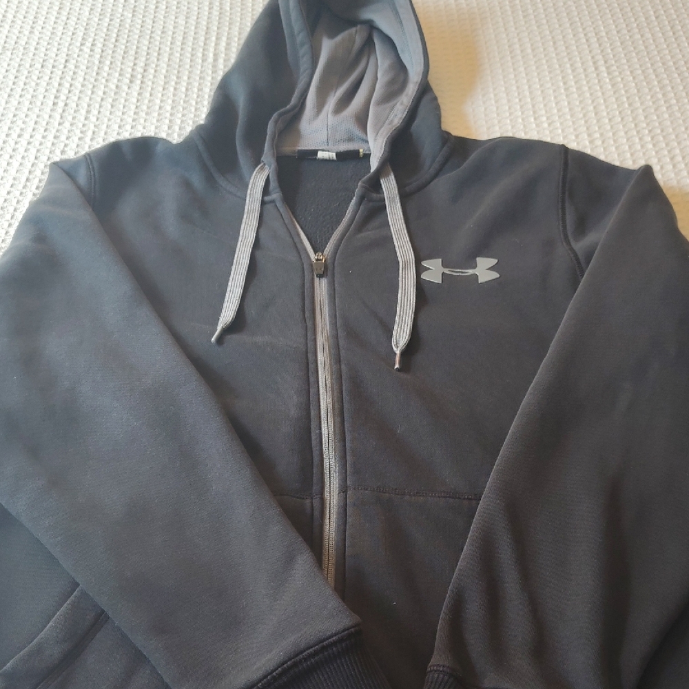Under Armour Charcoal Gray Full-Zip Hoodie